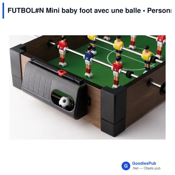 FUTBOLIN Mini baby foot avec une balle - Image 3