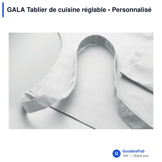 Tablier de cuisine personnalisable avec logo - GALA - Image 2