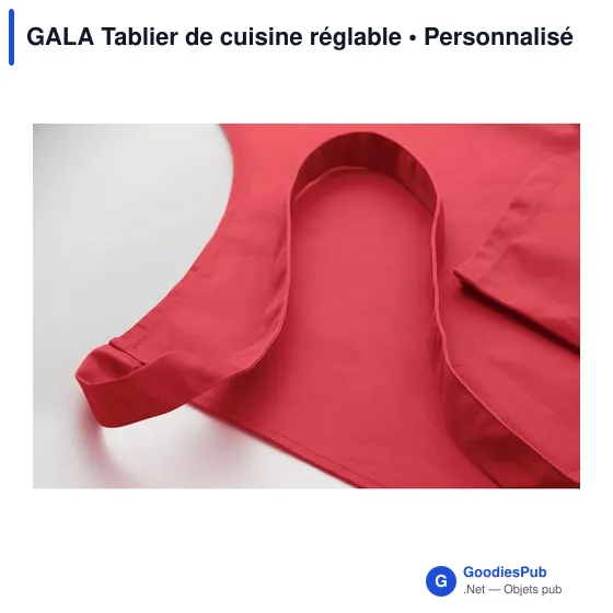 Tablier de cuisine personnalisable avec logo - GALA - Image 10