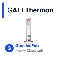 GALI Thermomètre Galileo verre 28cm - Miniature 1
