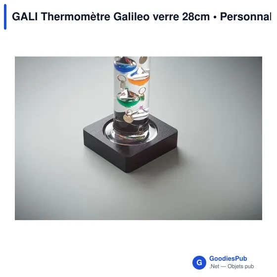 GALI Thermomètre Galileo verre 28cm - Image 3