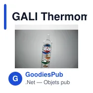 GALI Thermomètre Galileo verre 28cm - Miniature 4