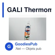 GALI Thermomètre Galileo verre 28cm - Miniature 6