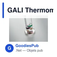 GALI Thermomètre Galileo verre 28cm - Miniature 9