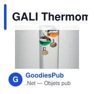 GALI Thermomètre Galileo verre 28cm - Miniature 10
