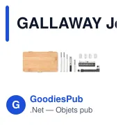 GALLAWAY Jeu d'outils 20 pièces - Miniature 3