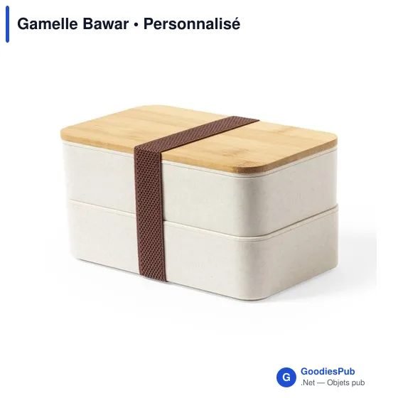 Gamelle personnalisable Bawar avec logo - boîte à déjeuner - Image 6