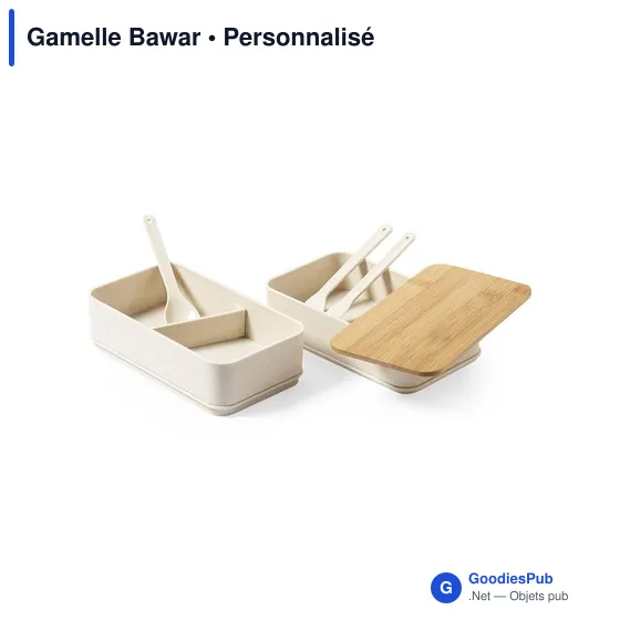 Gamelle personnalisable Bawar avec logo - boîte à déjeuner - Image 8