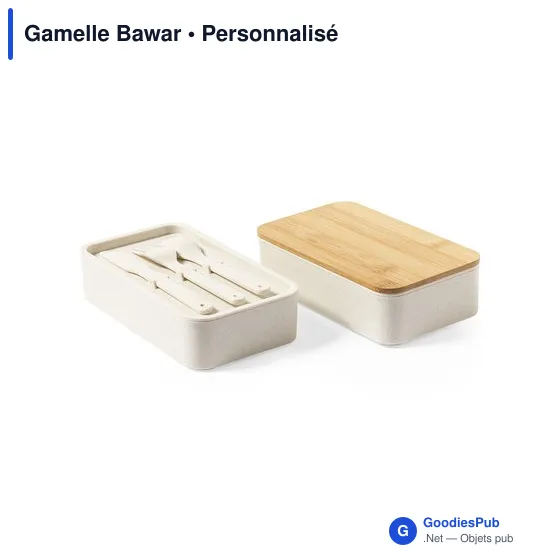Gamelle personnalisable Bawar avec logo - boîte à déjeuner - Image 10