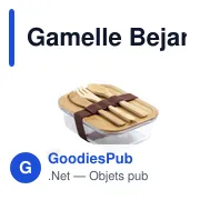 Gamelle personnalisable Bejar avec logo - Boîte à lunch en verre - Miniature 1