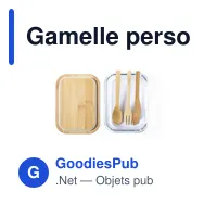 Gamelle personnalisable Bejar avec logo - Boîte à lunch en verre - Miniature 12