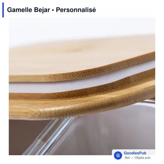 Gamelle personnalisable Bejar avec logo - Boîte à lunch en verre - Image 3
