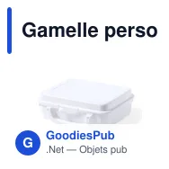 Gamelle personnalisable Chosal avec logo - Boîte à lunch 1L - Miniature 1