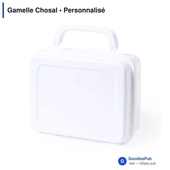 Gamelle personnalisable Chosal avec logo - Boîte à lunch 1L - Image 3
