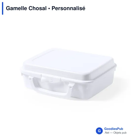 Gamelle personnalisable Chosal avec logo - Boîte à lunch 1L - Image 5