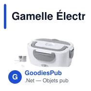 Gamelle Électrique personnalisable Calpy avec logo pour entreprises - Miniature 1