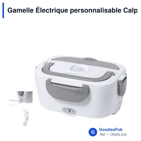 Gamelle Électrique personnalisable Calpy avec logo pour entreprises