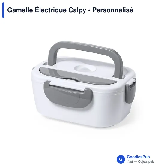 Gamelle Électrique personnalisable Calpy avec logo pour entreprises - Image 2