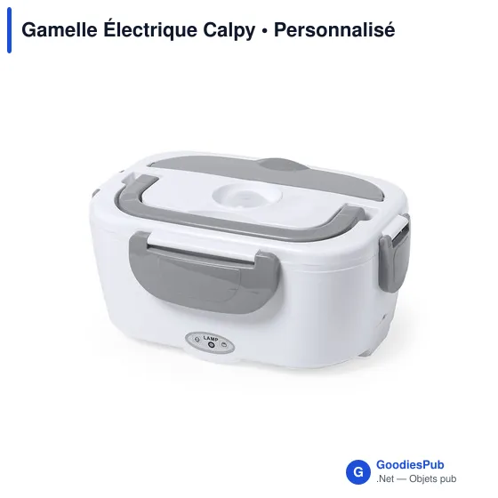 Gamelle Électrique personnalisable Calpy avec logo pour entreprises - Image 3