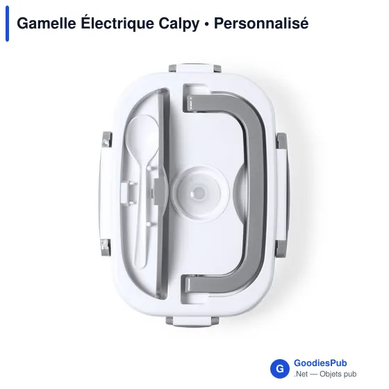 Gamelle Électrique personnalisable Calpy avec logo pour entreprises - Image 4