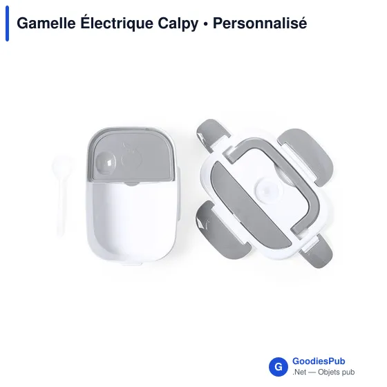 Gamelle Électrique personnalisable Calpy avec logo pour entreprises - Image 5