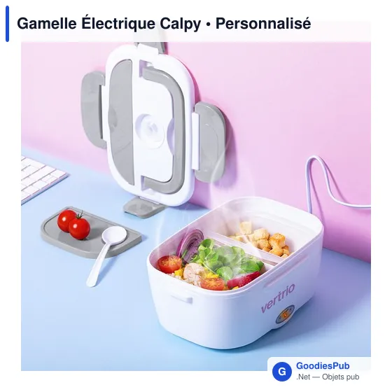Gamelle Électrique personnalisable Calpy avec logo pour entreprises - Image 9