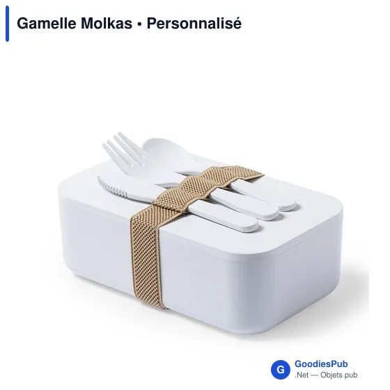 Gamelle personnalisable Molkas avec logo pour entreprises - Image 1