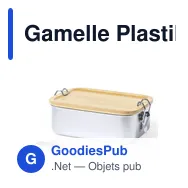 Gamelle Plastil personnalisable avec logo pour entreprises - Miniature 1