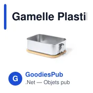 Gamelle Plastil personnalisable avec logo pour entreprises - Miniature 2