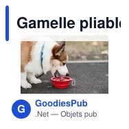 Gamelle pliable personnalisable pour chien avec logo - Platora - Miniature 2