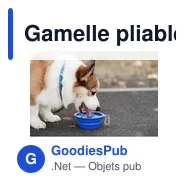 Gamelle pliable personnalisable pour chien avec logo - Platora - Miniature 10