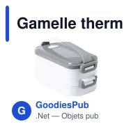 Gamelle thermique personnalisable Dixer avec logo pour entreprises - Miniature 2