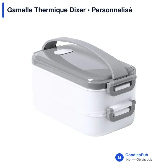 Gamelle thermique personnalisable Dixer avec logo pour entreprises - Image 2