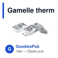 Gamelle thermique personnalisable Dixer avec logo pour entreprises - Miniature 3