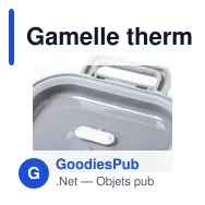 Gamelle thermique personnalisable Dixer avec logo pour entreprises - Miniature 4