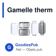 Gamelle thermique personnalisable Dixer avec logo pour entreprises - Miniature 5