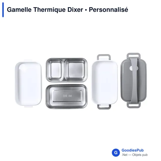 Gamelle thermique personnalisable Dixer avec logo pour entreprises - Image 5