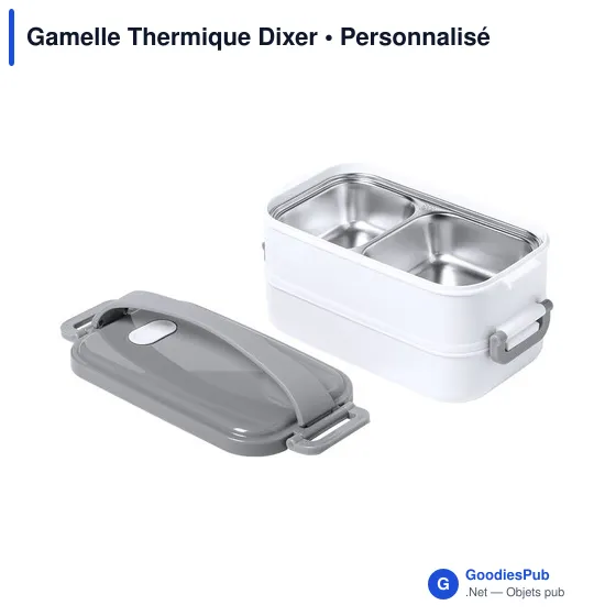 Gamelle thermique personnalisable Dixer avec logo pour entreprises - Image 7