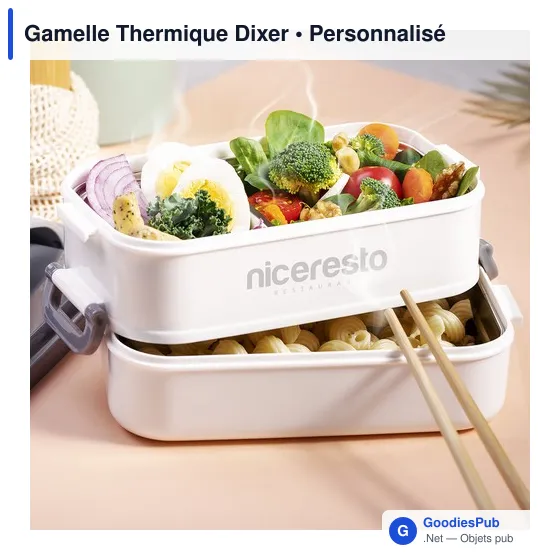 Gamelle thermique personnalisable Dixer avec logo pour entreprises - Image 8