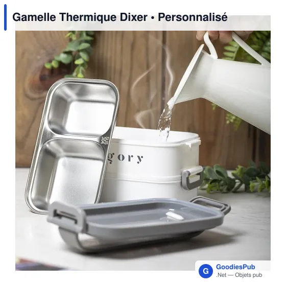 Gamelle thermique personnalisable Dixer avec logo pour entreprises - Image 9