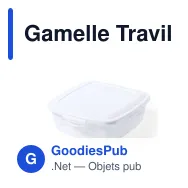 Gamelle Travil personnalisable avec logo pour entreprise - Miniature 1