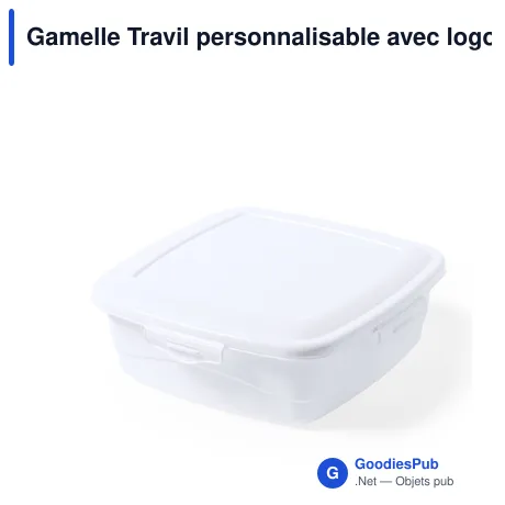 Gamelle Travil personnalisable avec logo pour entreprise