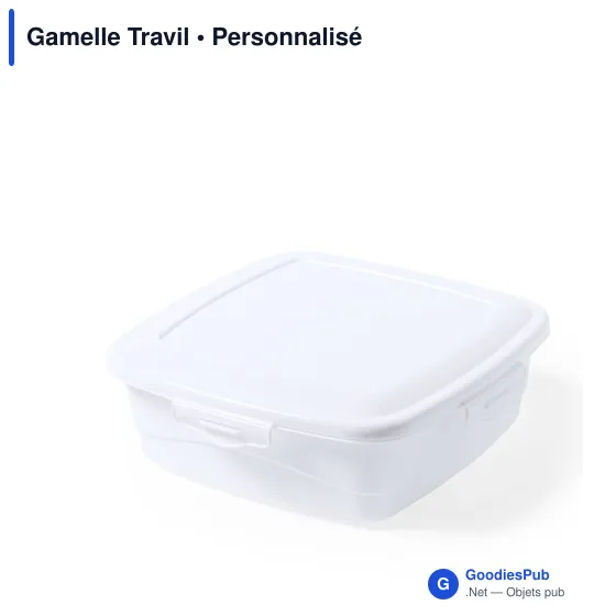 Gamelle Travil personnalisable avec logo pour entreprise - Image 1