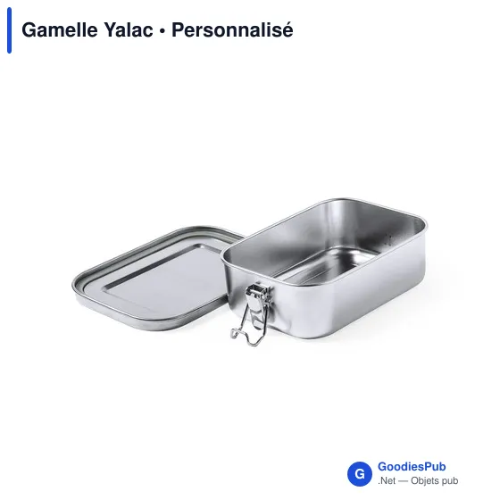 Gamelle personnalisable Yalac avec logo pour entreprises - Image 2