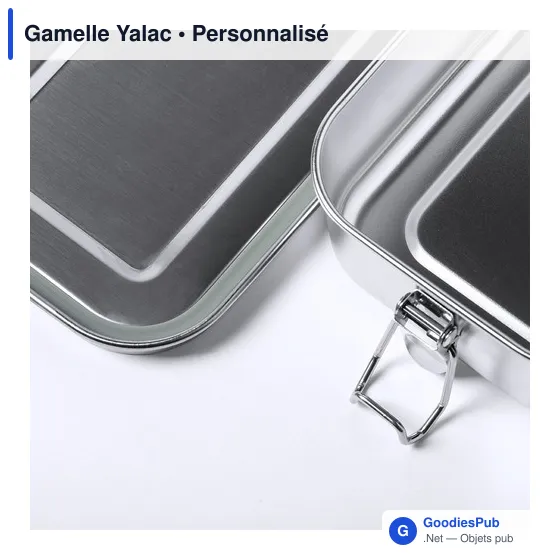 Gamelle personnalisable Yalac avec logo pour entreprises - Image 3