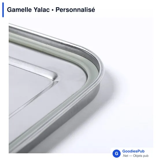 Gamelle personnalisable Yalac avec logo pour entreprises - Image 4