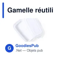Gamelle réutilisable personnalisable avec logo - Zenex - Miniature 2