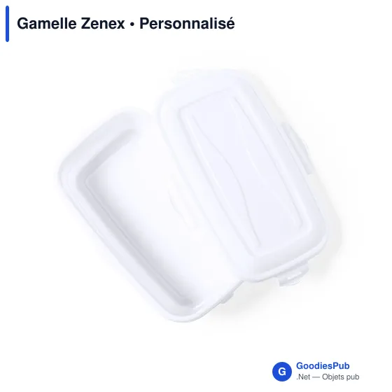 Gamelle réutilisable personnalisable avec logo - Zenex - Image 2