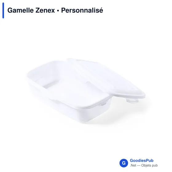 Gamelle réutilisable personnalisable avec logo - Zenex - Image 4