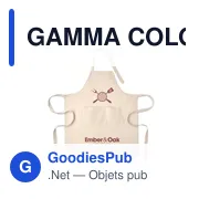 Tablier en coton bio personnalisable avec logo - GAMMA COLOUR - Miniature 6